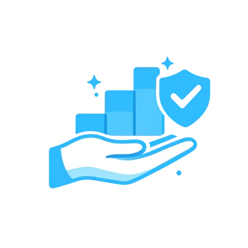 Icon representing flexible, supported recovery