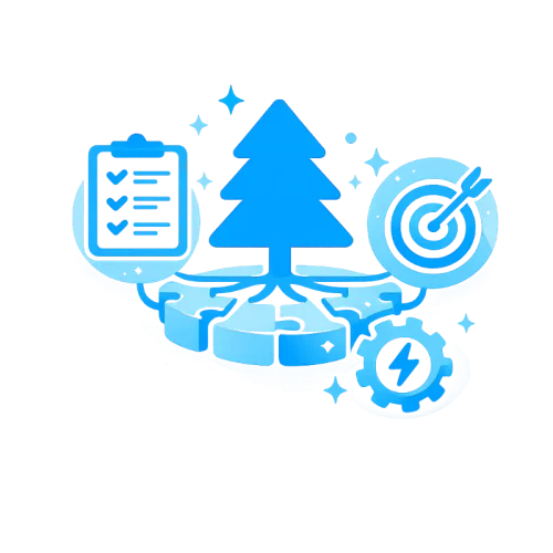 Icon representing structured therapy goals